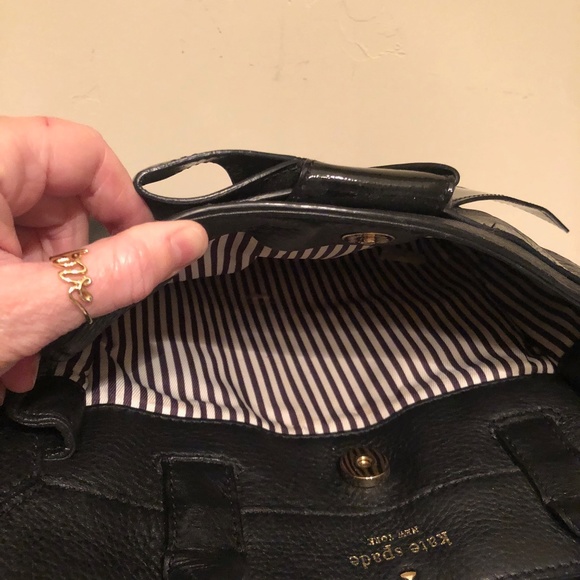 Kate Spade Patent Bow Accent Purse - Picture 8 of 8